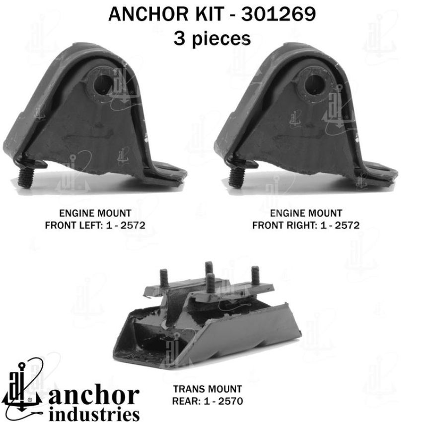 ANCHOR MOUNTS 301269 ENGINE MNT KIT