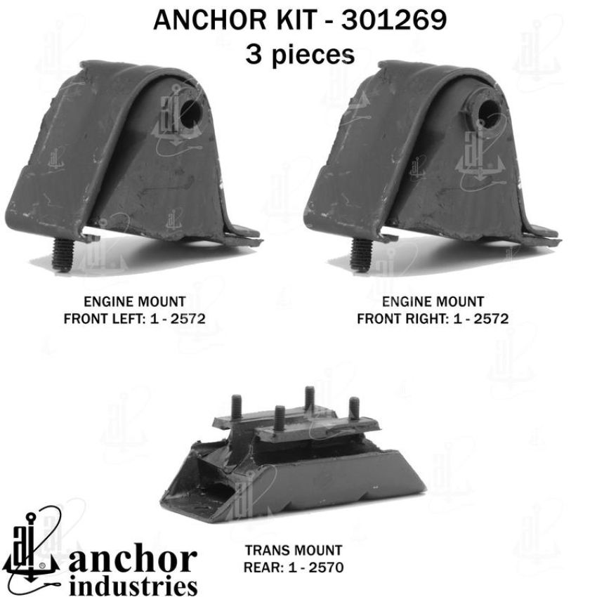 ANCHOR MOUNTS 301269 ENGINE MNT KIT
