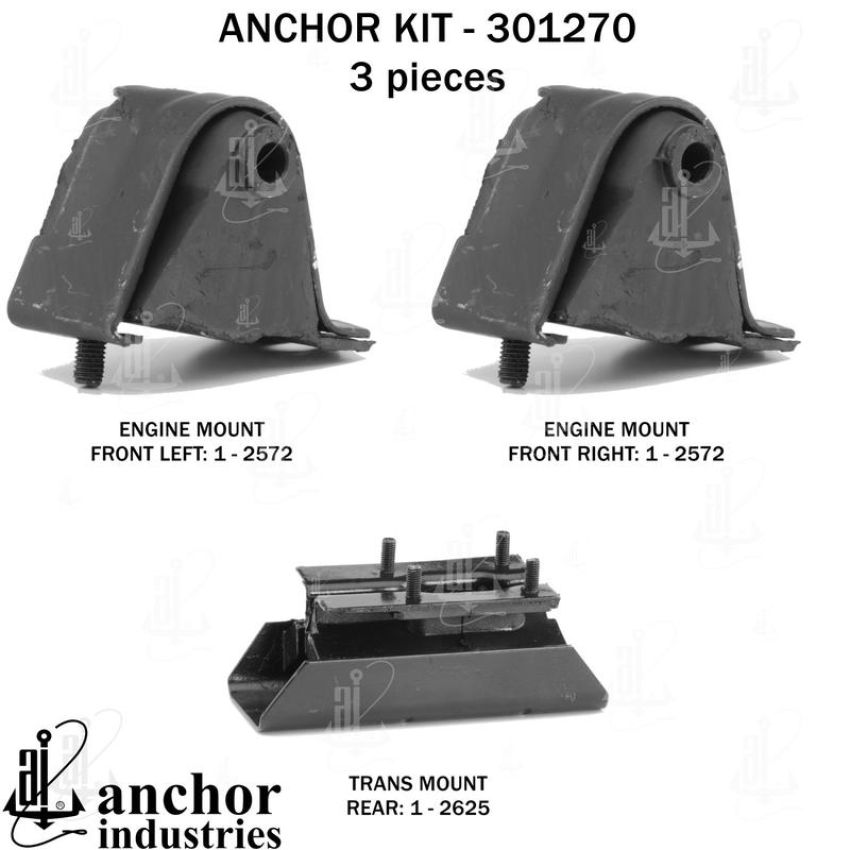 ANCHOR MOUNTS 301270 ENGINE MNT KIT