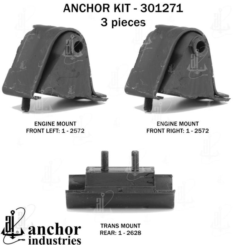 ANCHOR MOUNTS 301271 ENGINE MNT KIT