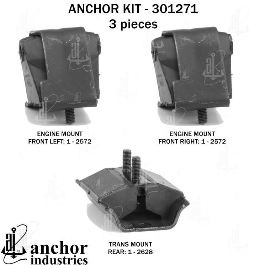 ANCHOR MOUNTS 301271 ENGINE MNT KIT