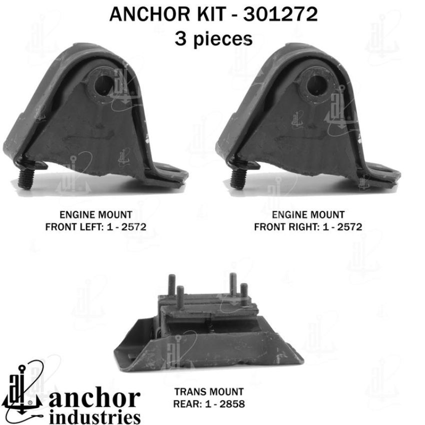 ANCHOR MOUNTS 301272 ENGINE MNT KIT
