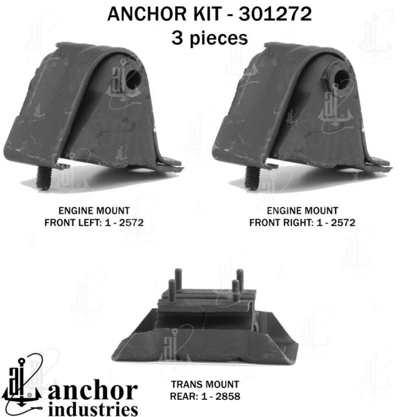 ANCHOR MOUNTS 301272 ENGINE MNT KIT