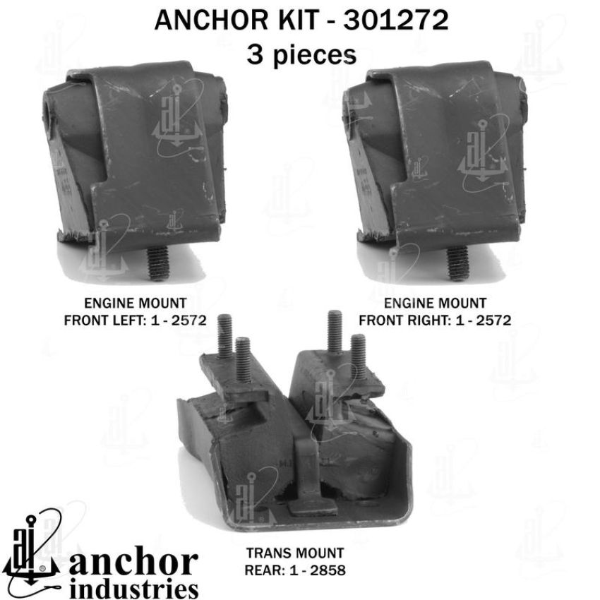 ANCHOR MOUNTS 301272 ENGINE MNT KIT