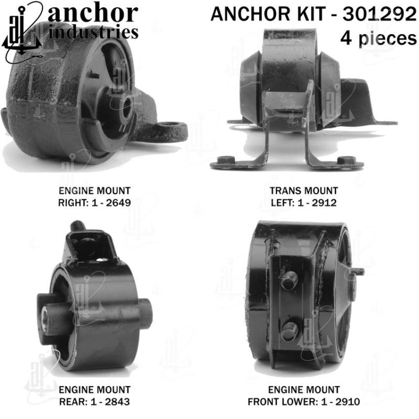 ANCHOR MOUNTS 301292 ENGINE MNT KIT