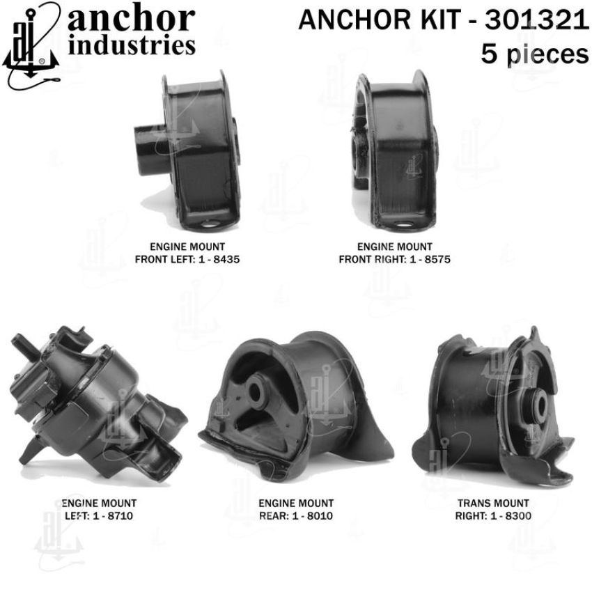 ANCHOR MOUNTS 301321 ENGINE MNT KIT