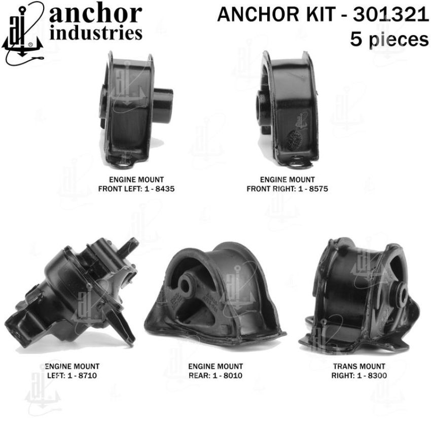 ANCHOR MOUNTS 301321 ENGINE MNT KIT