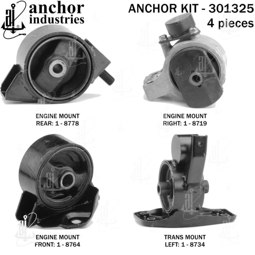 ANCHOR MOUNTS 301325 ENGINE MNT KIT