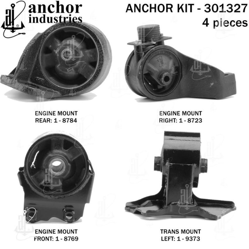 ANCHOR MOUNTS 301327 ENGINE MNT KIT