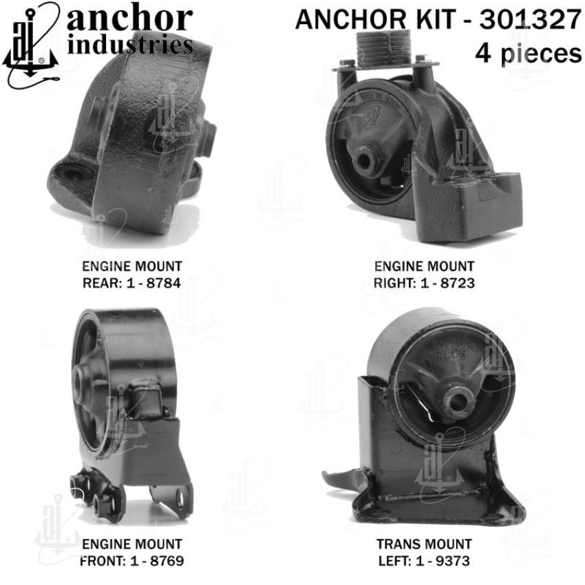ANCHOR MOUNTS 301327 ENGINE MNT KIT