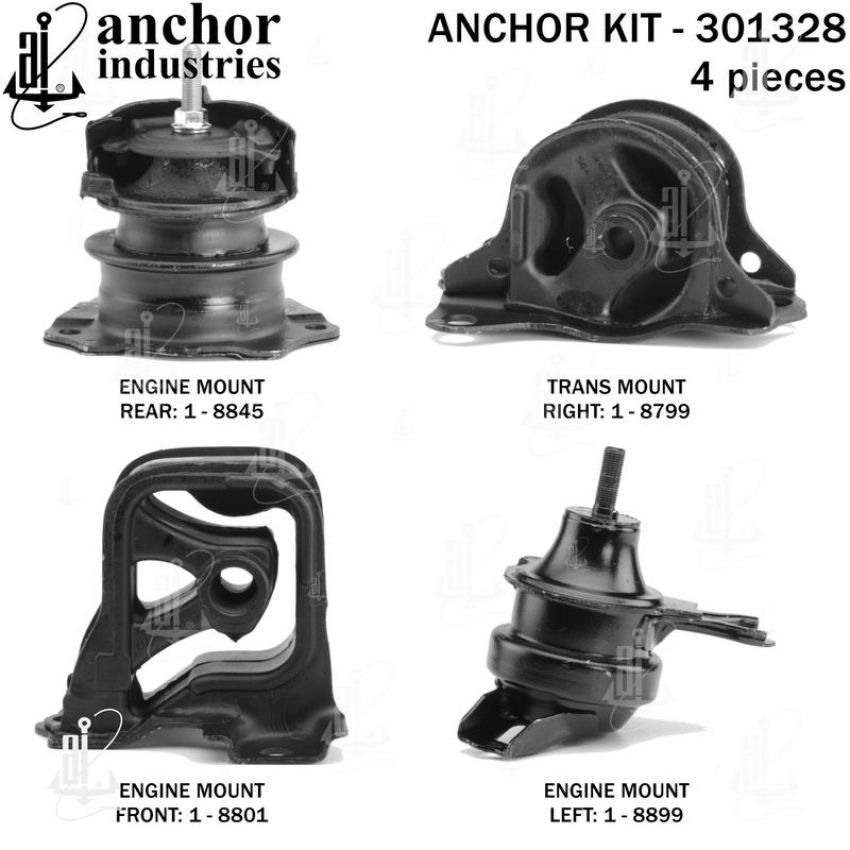 ANCHOR MOUNTS 301328 ENGINE MNT KIT