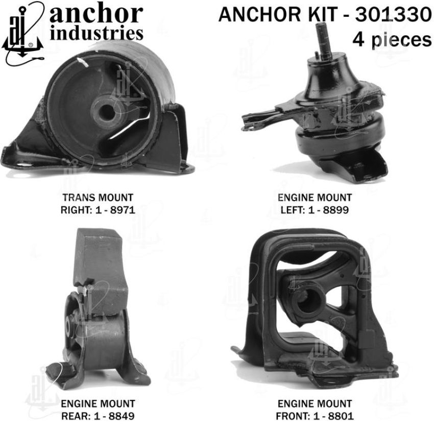 ANCHOR MOUNTS 301330 ENGINE MNT KIT