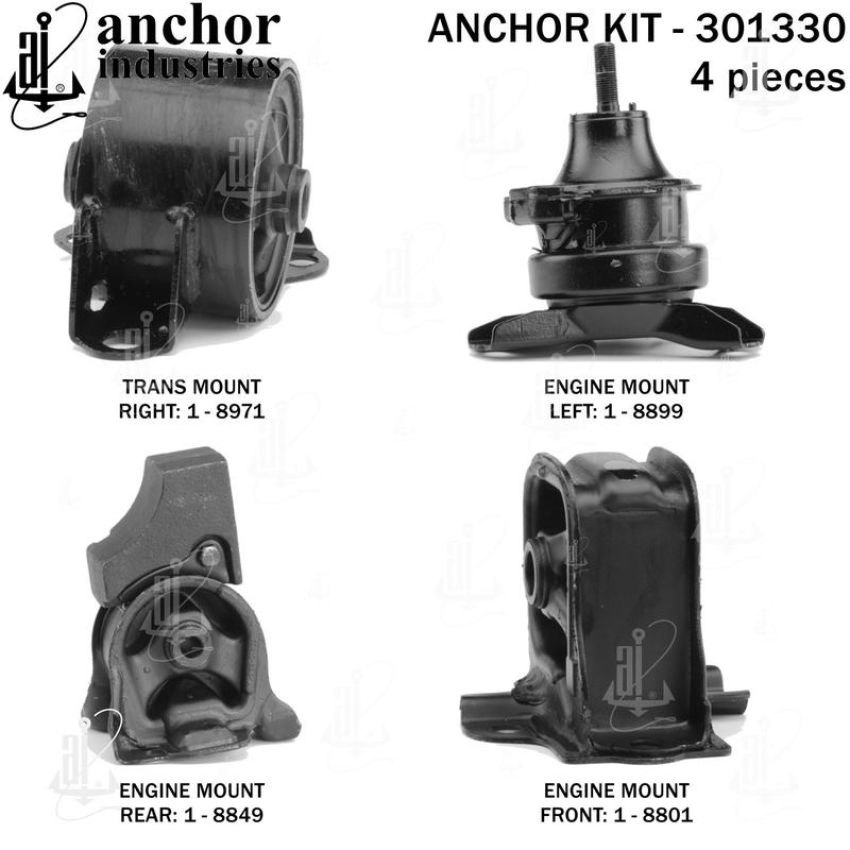 ANCHOR MOUNTS 301330 ENGINE MNT KIT