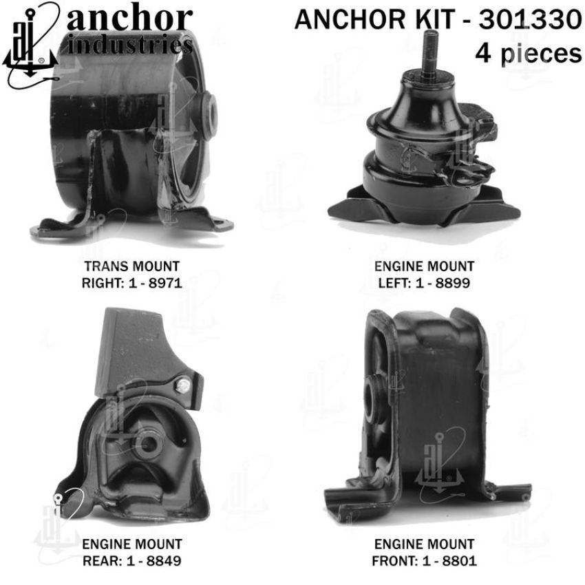 ANCHOR MOUNTS 301330 ENGINE MNT KIT