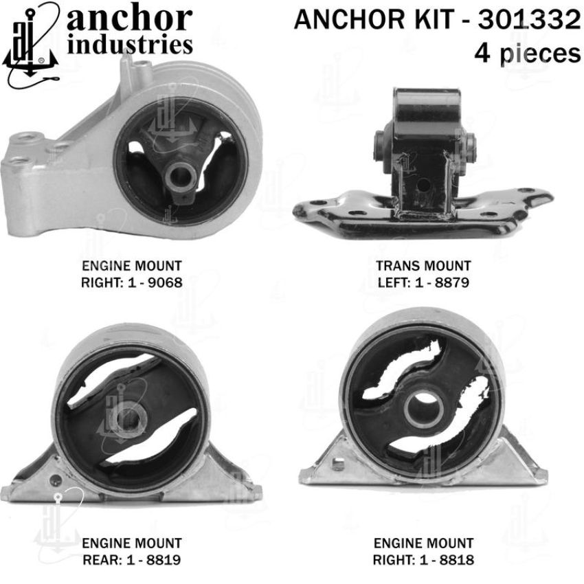 ANCHOR MOUNTS 301332 ENGINE MNT KIT
