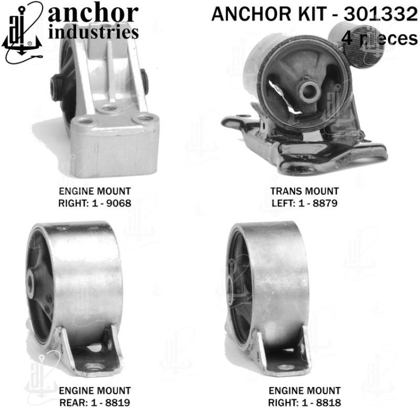 ANCHOR MOUNTS 301332 ENGINE MNT KIT
