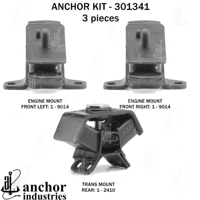 ANCHOR MOUNTS 301341 ENGINE MNT KIT