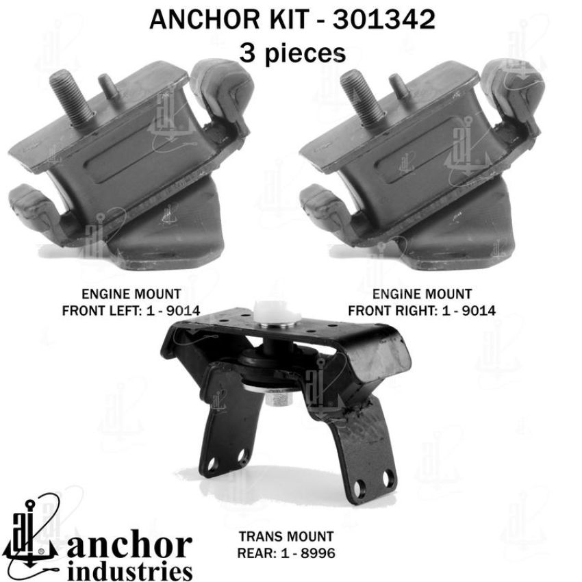 ANCHOR MOUNTS 301342 ENGINE MNT KIT
