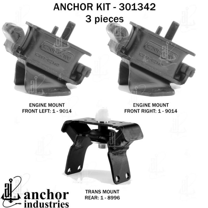 ANCHOR MOUNTS 301342 ENGINE MNT KIT