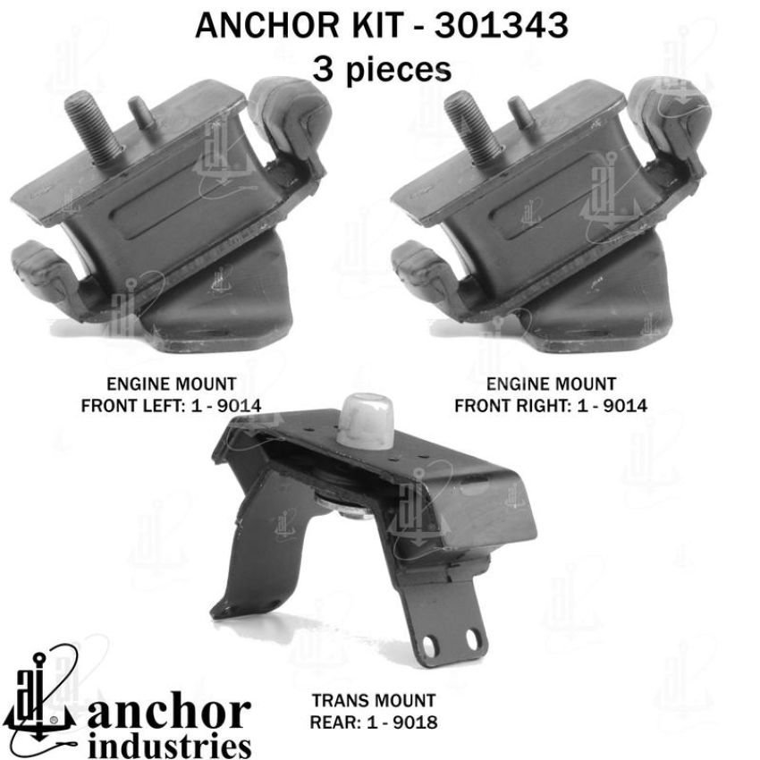 ANCHOR MOUNTS 301343 ENGINE MNT KIT