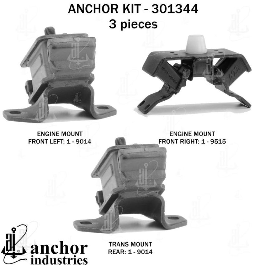 ANCHOR MOUNTS 301344 ENGINE MNT KIT