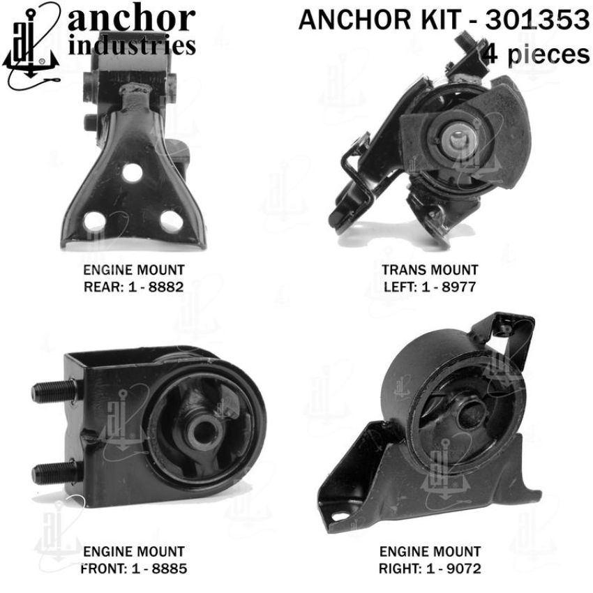 ANCHOR MOUNTS 301353 ENGINE MNT KIT