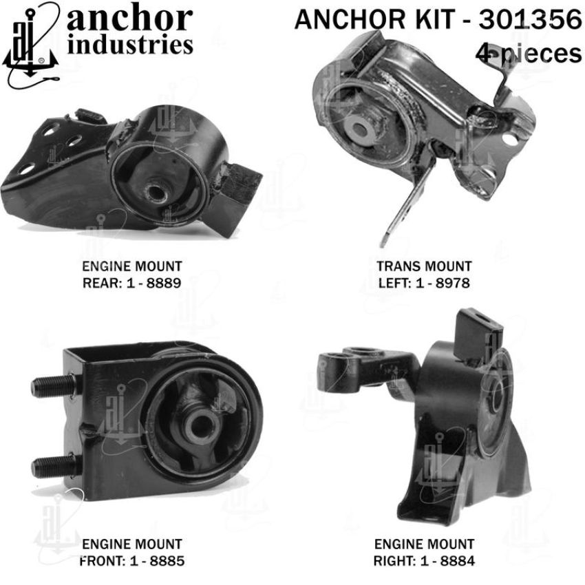 ANCHOR MOUNTS 301356 ENGINE MNT KIT