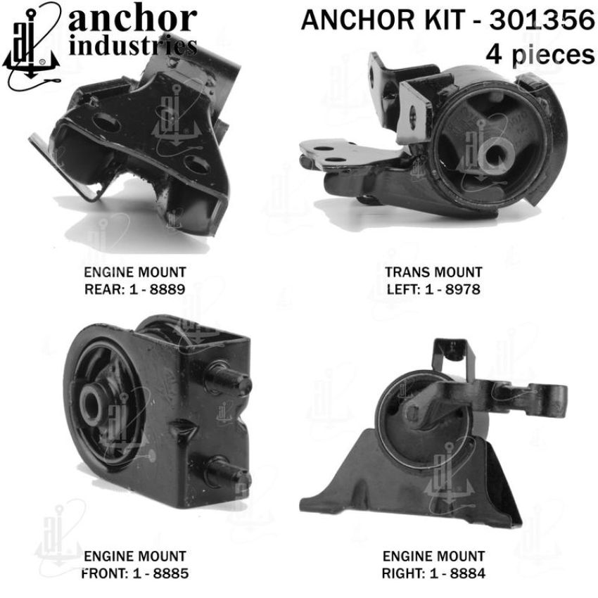 ANCHOR MOUNTS 301356 ENGINE MNT KIT