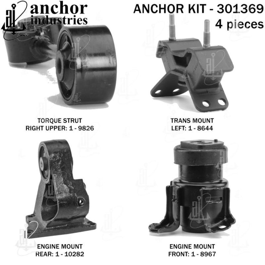 ANCHOR MOUNTS 301369 ENGINE MNT KIT