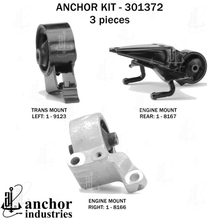 ANCHOR MOUNTS 301372 ENGINE MNT KIT