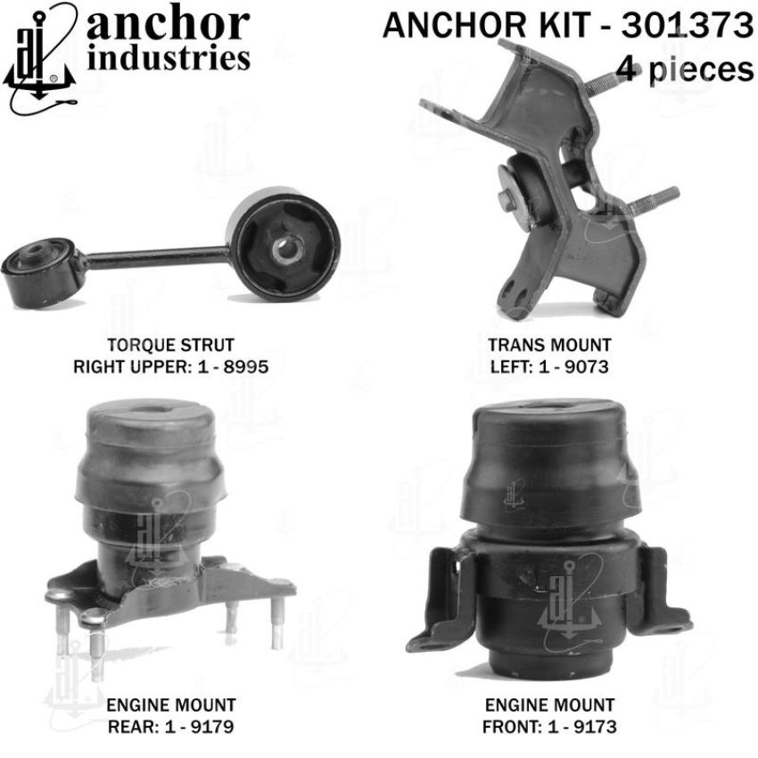 ANCHOR MOUNTS 301373 ENGINE MNT KIT