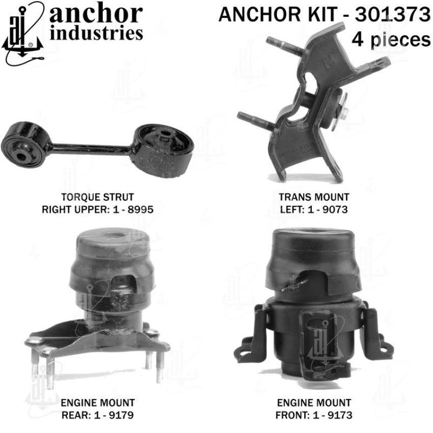 ANCHOR MOUNTS 301373 ENGINE MNT KIT