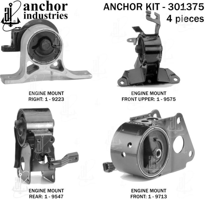 ANCHOR MOUNTS 301375 ENGINE MNT KIT