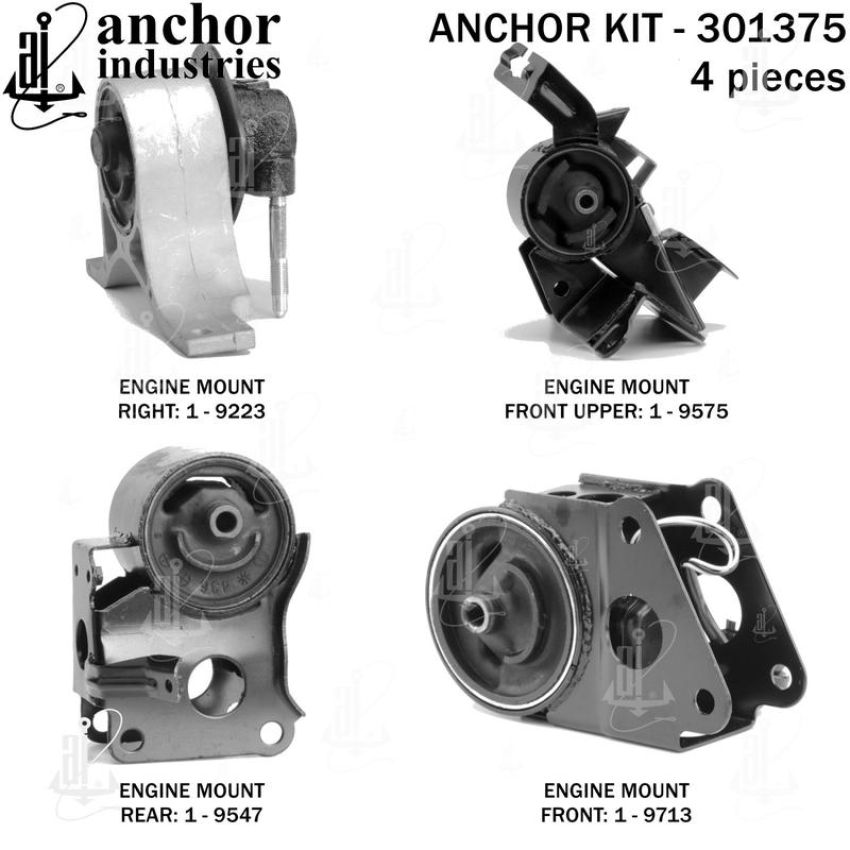 ANCHOR MOUNTS 301375 ENGINE MNT KIT