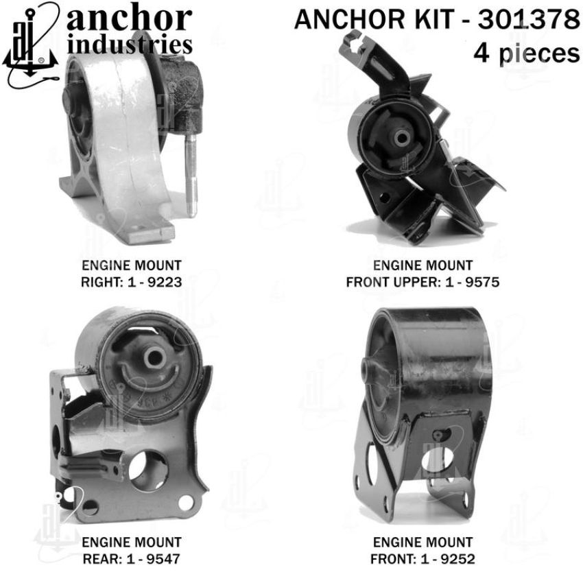 ANCHOR MOUNTS 301378 ENGINE MNT KIT