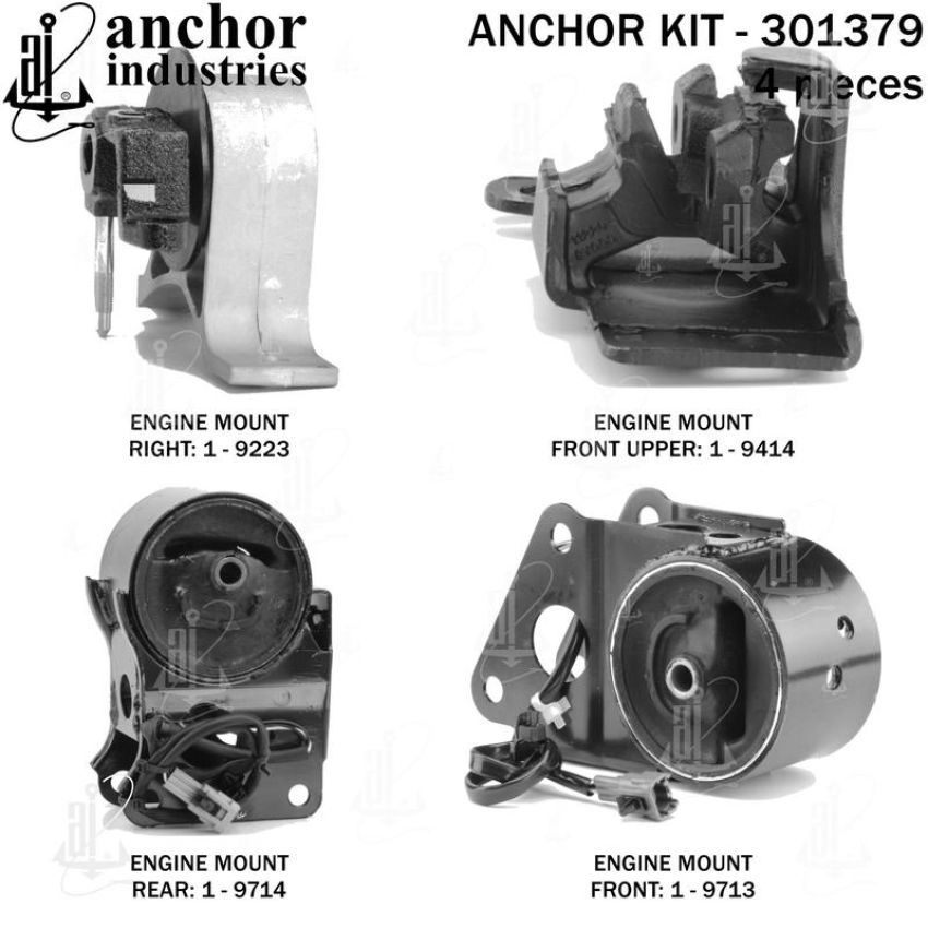 ANCHOR MOUNTS 301379 ENGINE MNT KIT