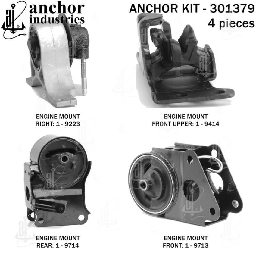 ANCHOR MOUNTS 301379 ENGINE MNT KIT