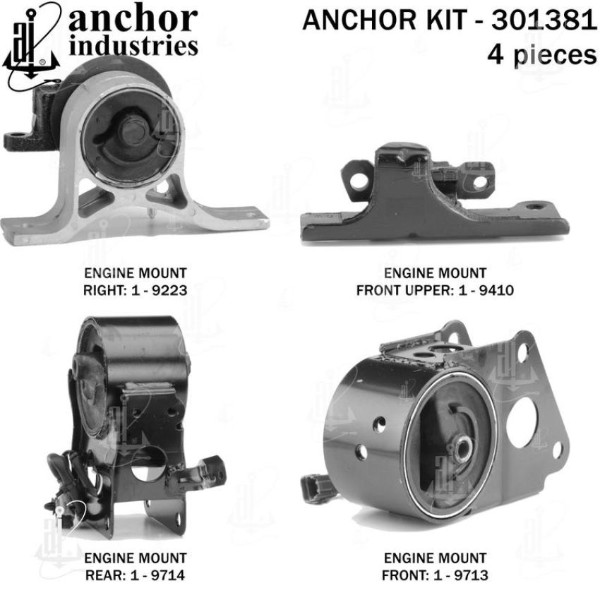 ANCHOR MOUNTS 301381 ENGINE MNT KIT