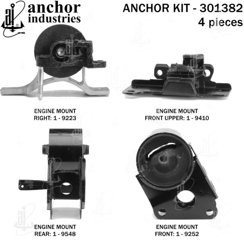 ANCHOR MOUNTS 301382 ENGINE MNT KIT