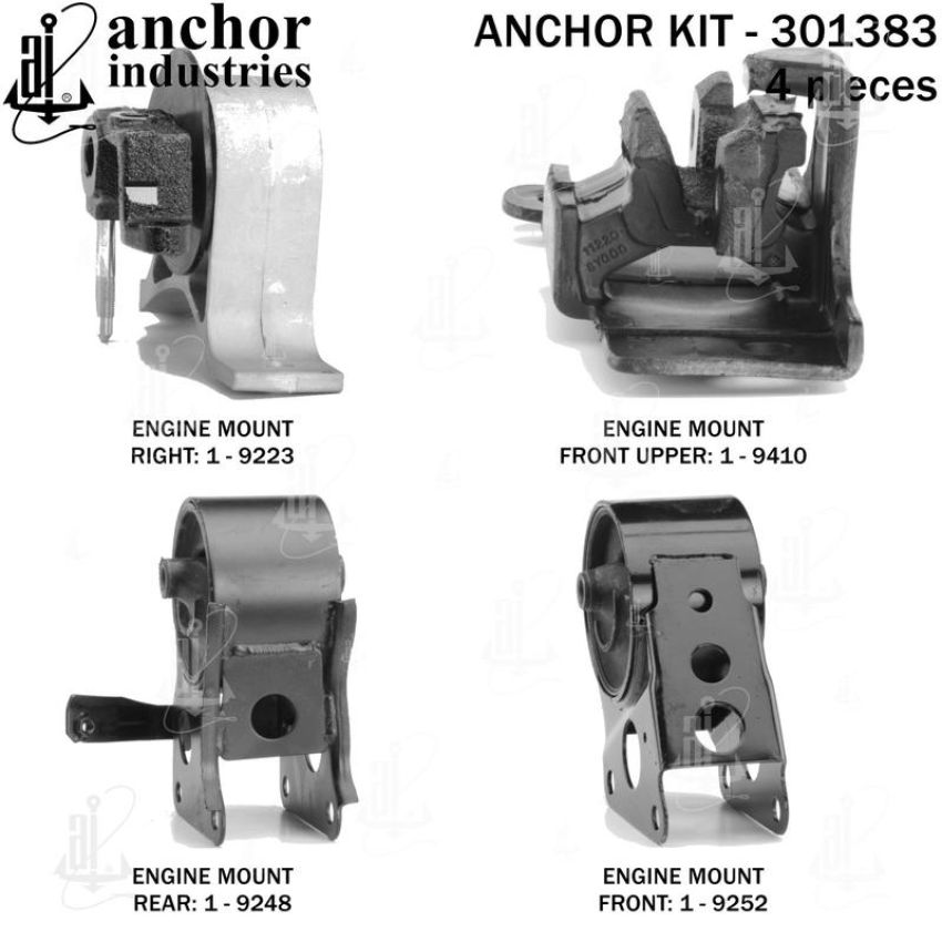ANCHOR MOUNTS 301383 ENGINE MNT KIT