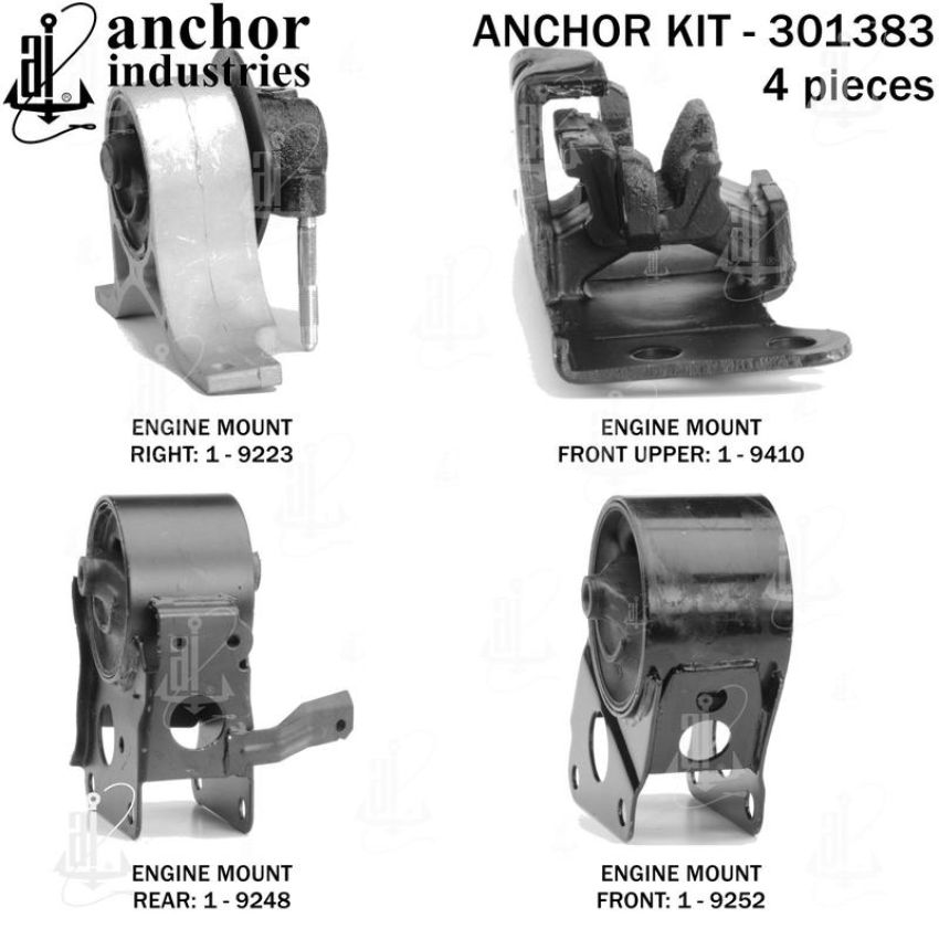 ANCHOR MOUNTS 301383 ENGINE MNT KIT