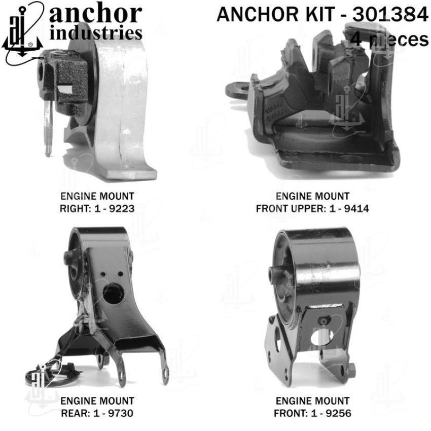ANCHOR MOUNTS 301384 ENGINE MNT KIT