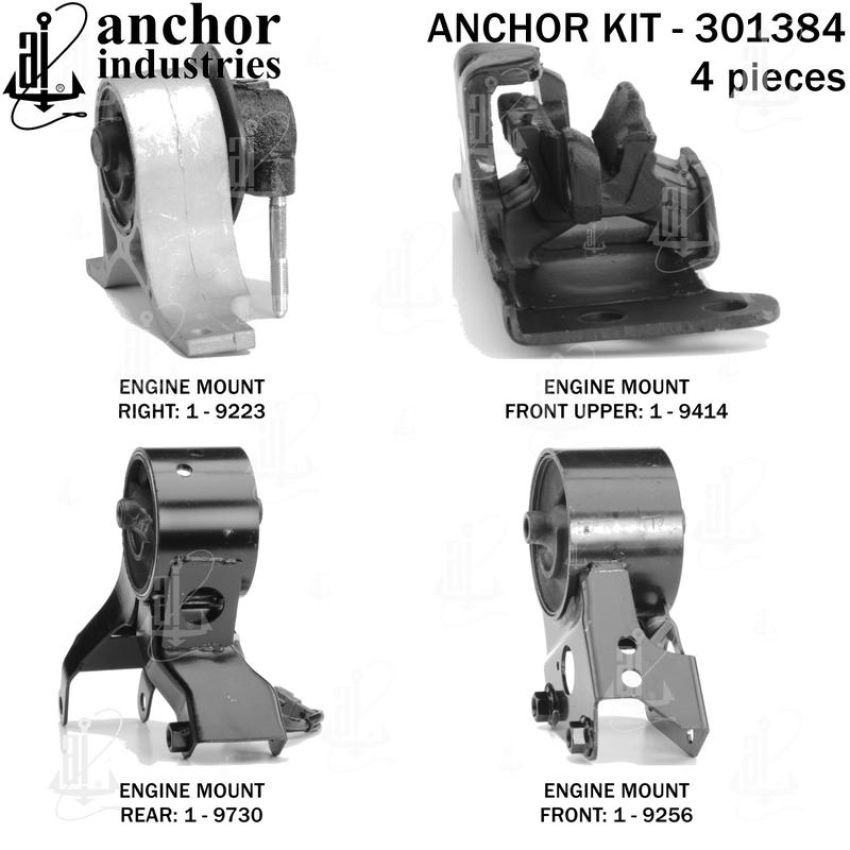 ANCHOR MOUNTS 301384 ENGINE MNT KIT