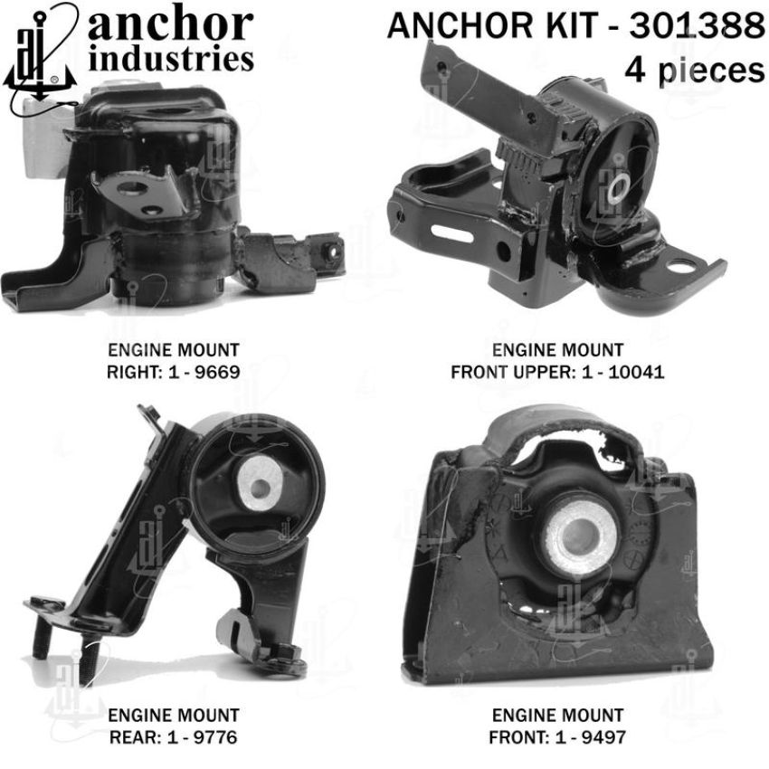 ANCHOR MOUNTS 301388 ENGINE MNT KIT
