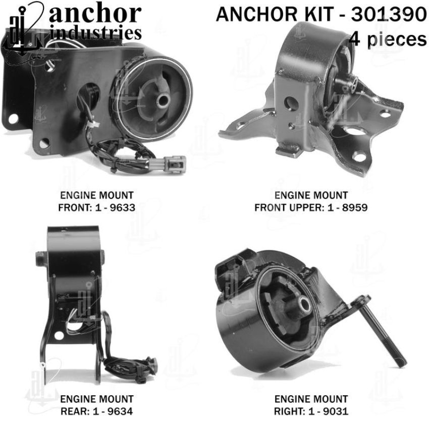 ANCHOR MOUNTS 301390 ENGINE MNT KIT