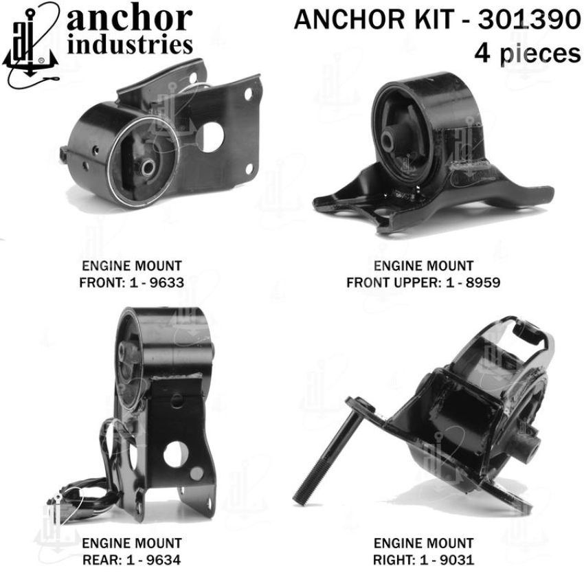 ANCHOR MOUNTS 301390 ENGINE MNT KIT
