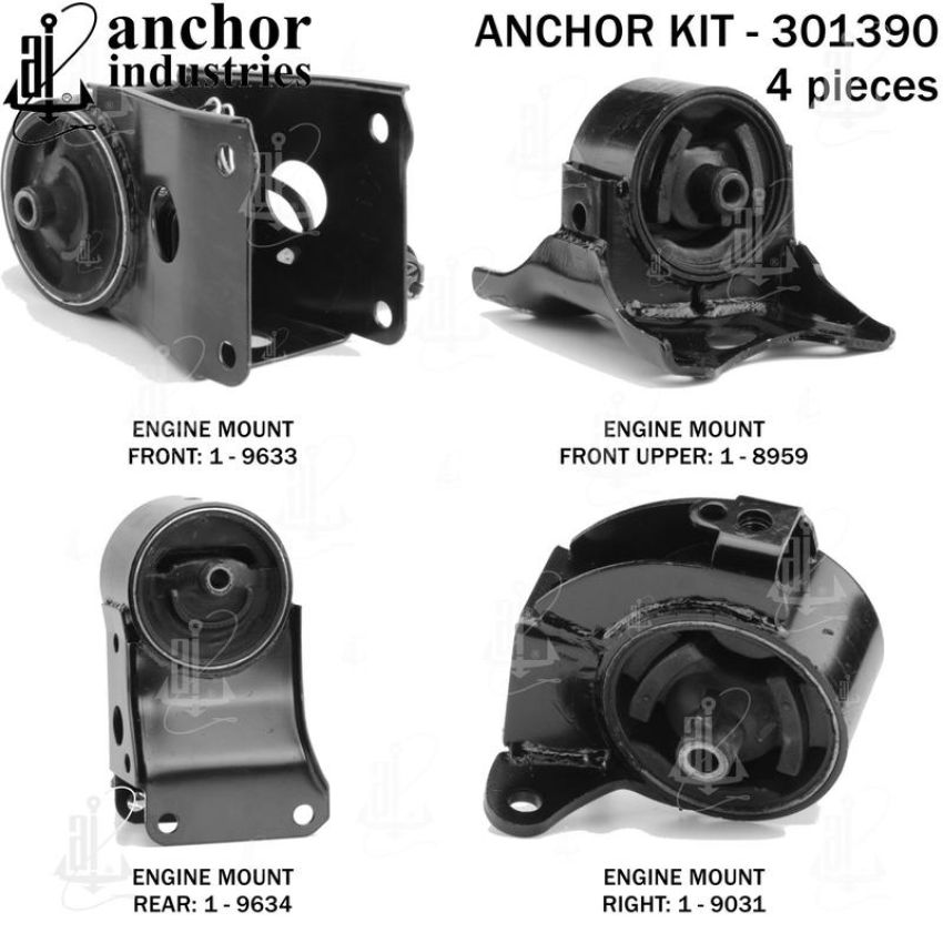 ANCHOR MOUNTS 301390 ENGINE MNT KIT