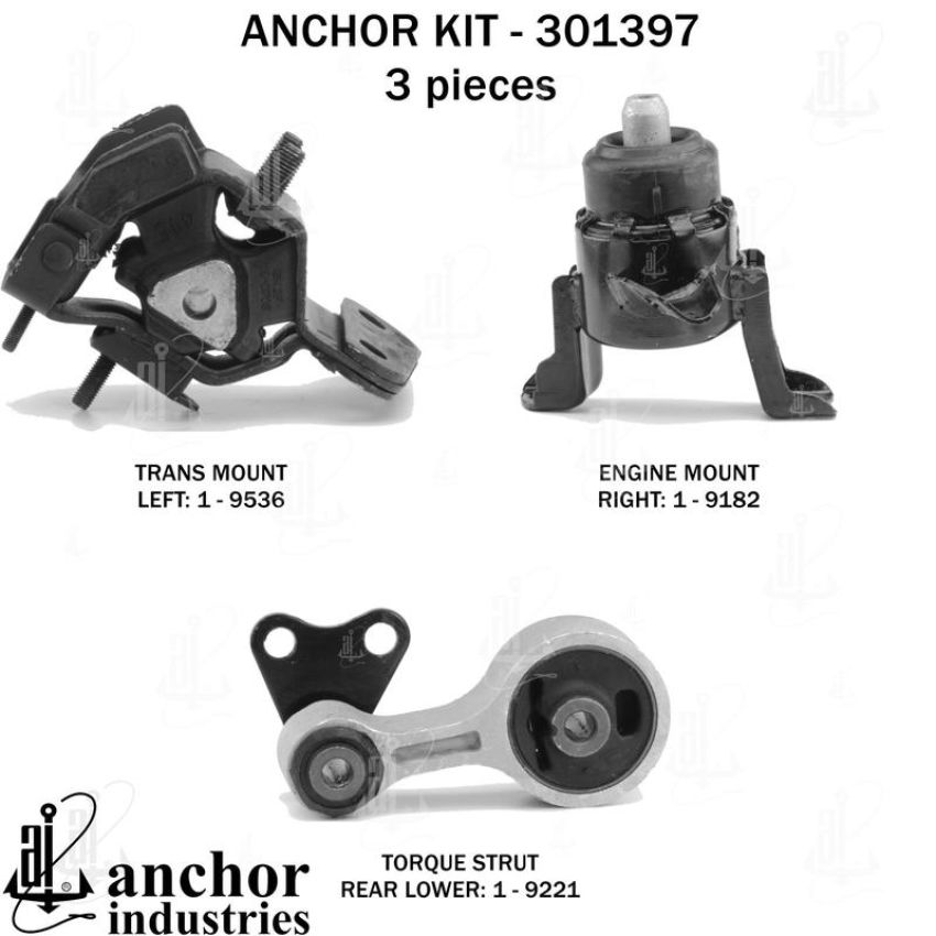 ANCHOR MOUNTS 301397 ENGINE MNT KIT