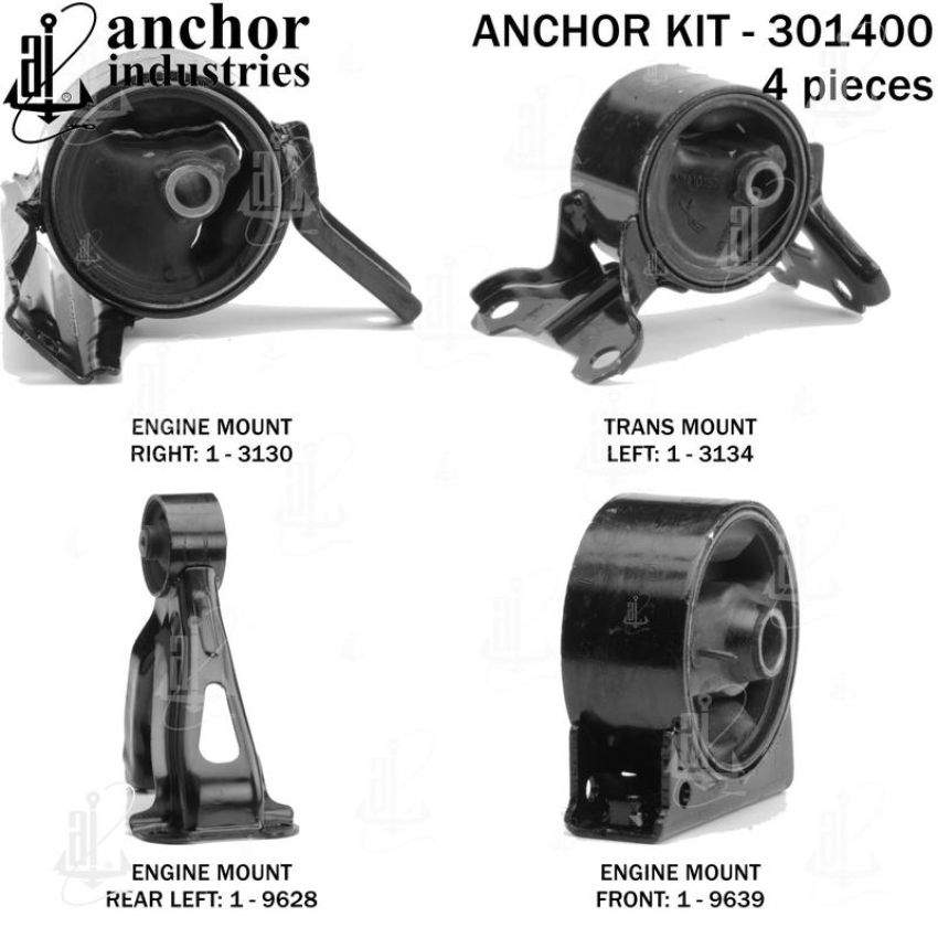 ANCHOR MOUNTS 301400 ENGINE MNT KIT