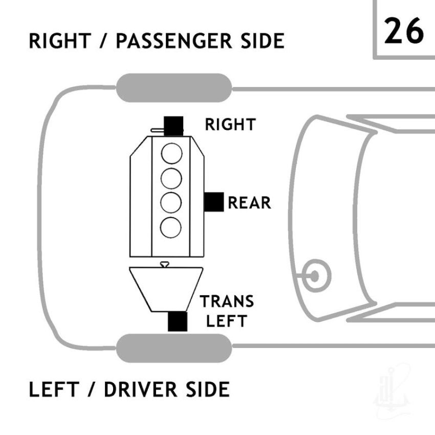 ANCHOR MOUNTS 3203 TRANSMISSION MNT LEFT